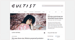 Desktop Screenshot of cultistzine.com